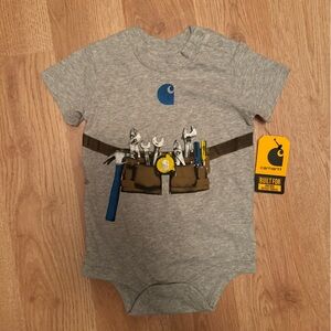 NWT Carhartt belt onesie size 9 month